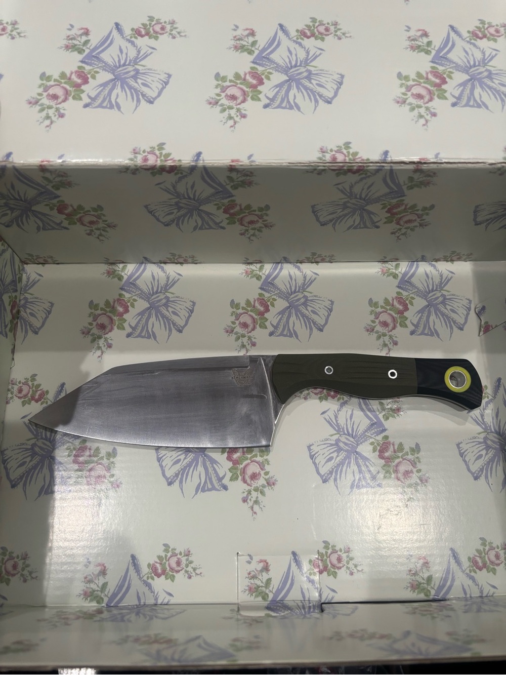 Green Handle Chef Knife - Premium Kitchen Cleaver